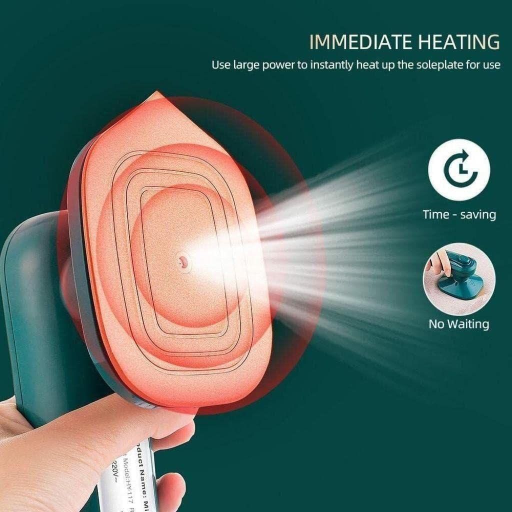2-in-1 Travel Steamer & Iron – Portable Handheld Clothes Steamer, Fast Heat-Up