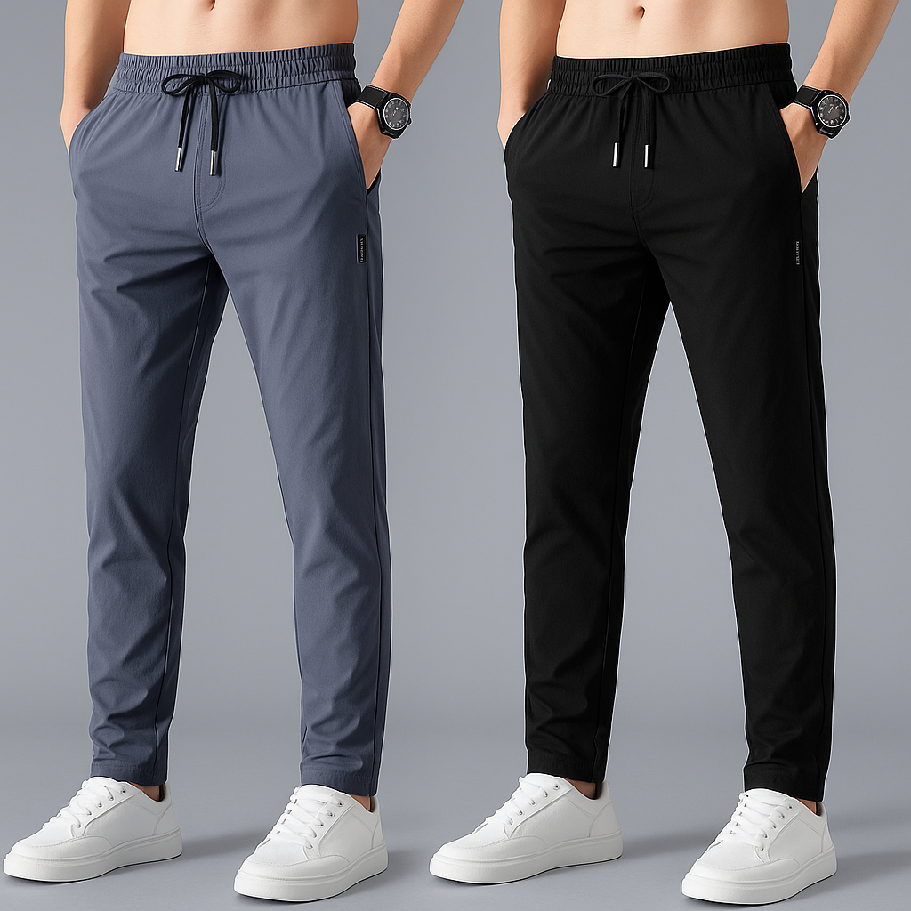 Combo of Men's NS Lycra Track Pants ( Pack of 2 )