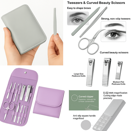 Luxury Manicure & Pedicure Kit for Women – Complete Nail Grooming Set
