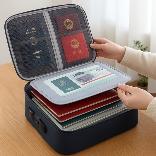 Waterproof Portable Document Storage Bag & Travel Organizer