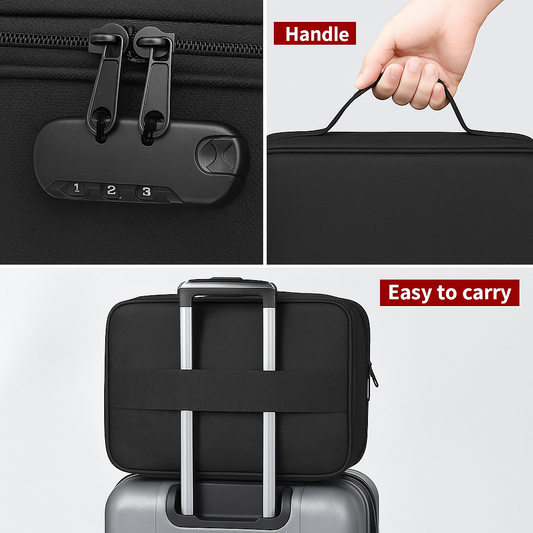 Waterproof Portable Document Storage Bag & Travel Organizer